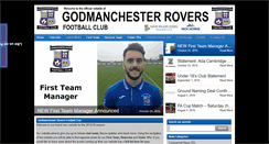 Desktop Screenshot of godmanchesterroversfc.co.uk